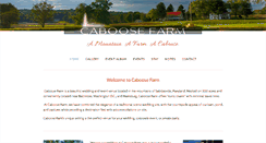 Desktop Screenshot of caboosefarm.net